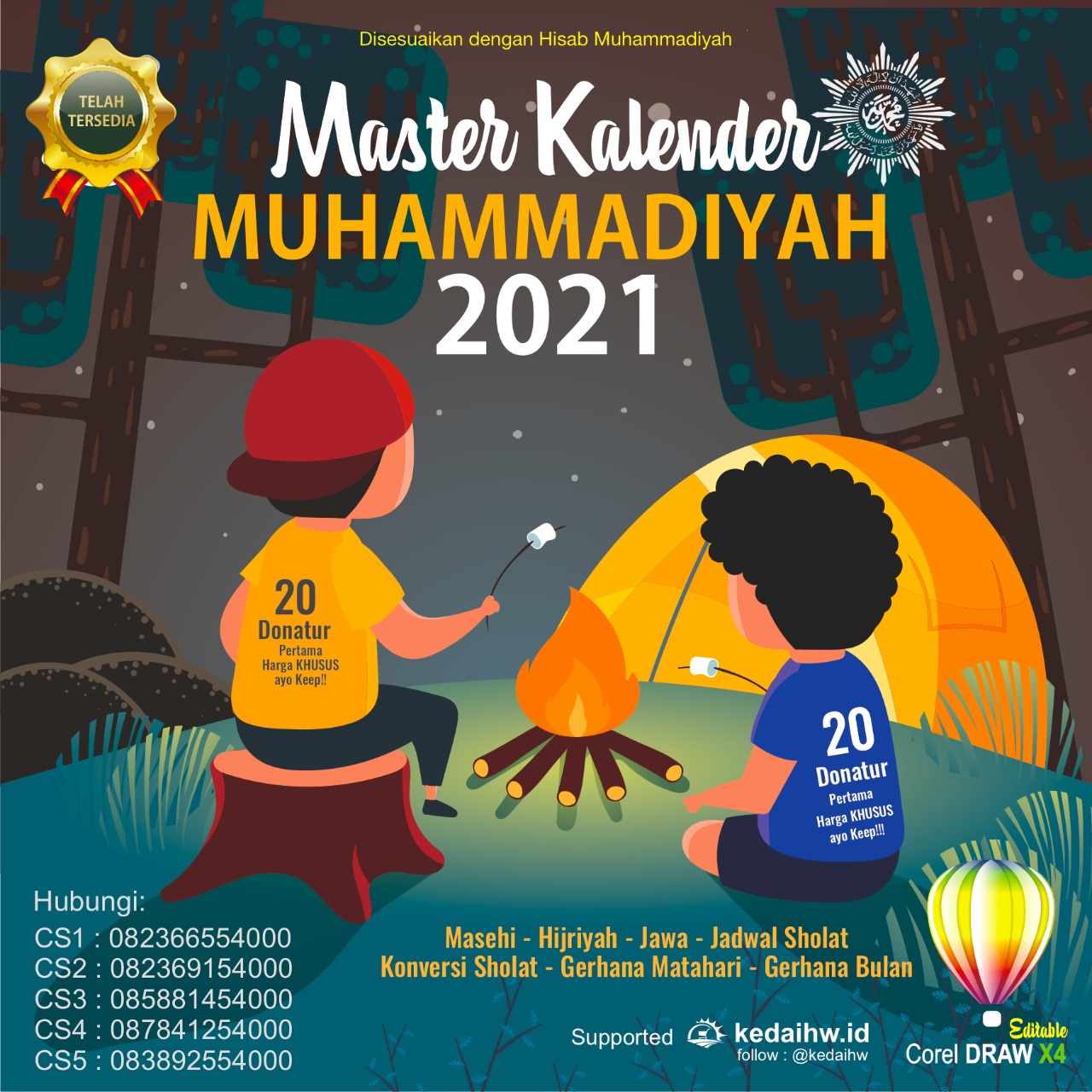 Master Kalender Muhammadiyah 2021